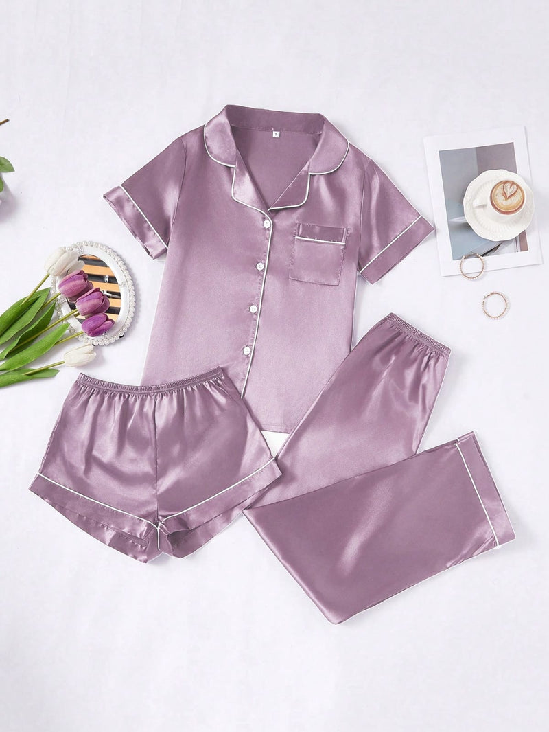 Kit Pijama Premium em Cetim
