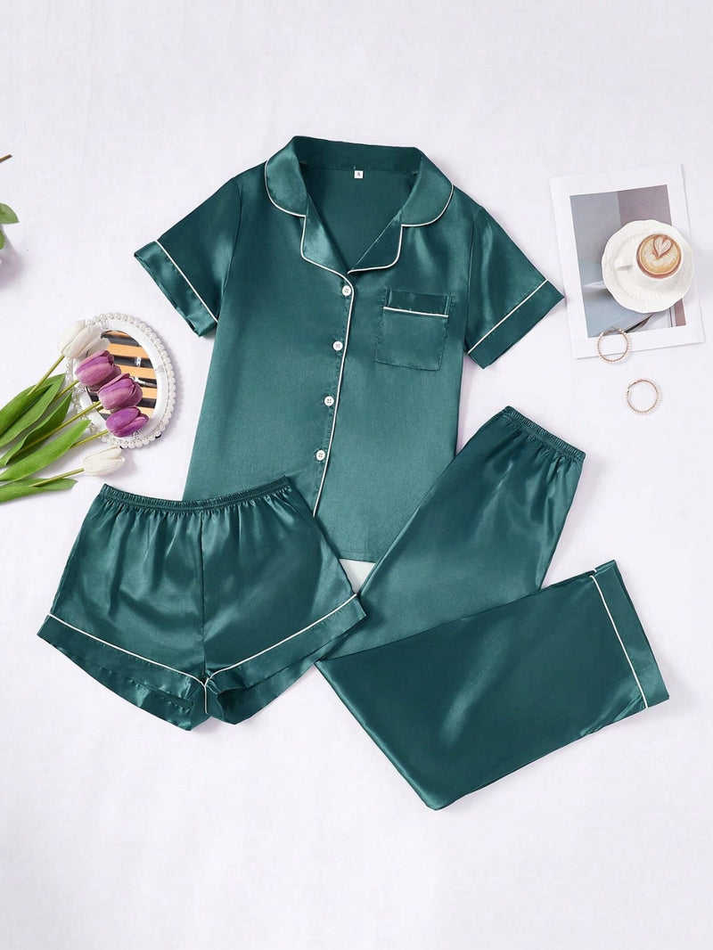 Kit Pijama Premium em Cetim