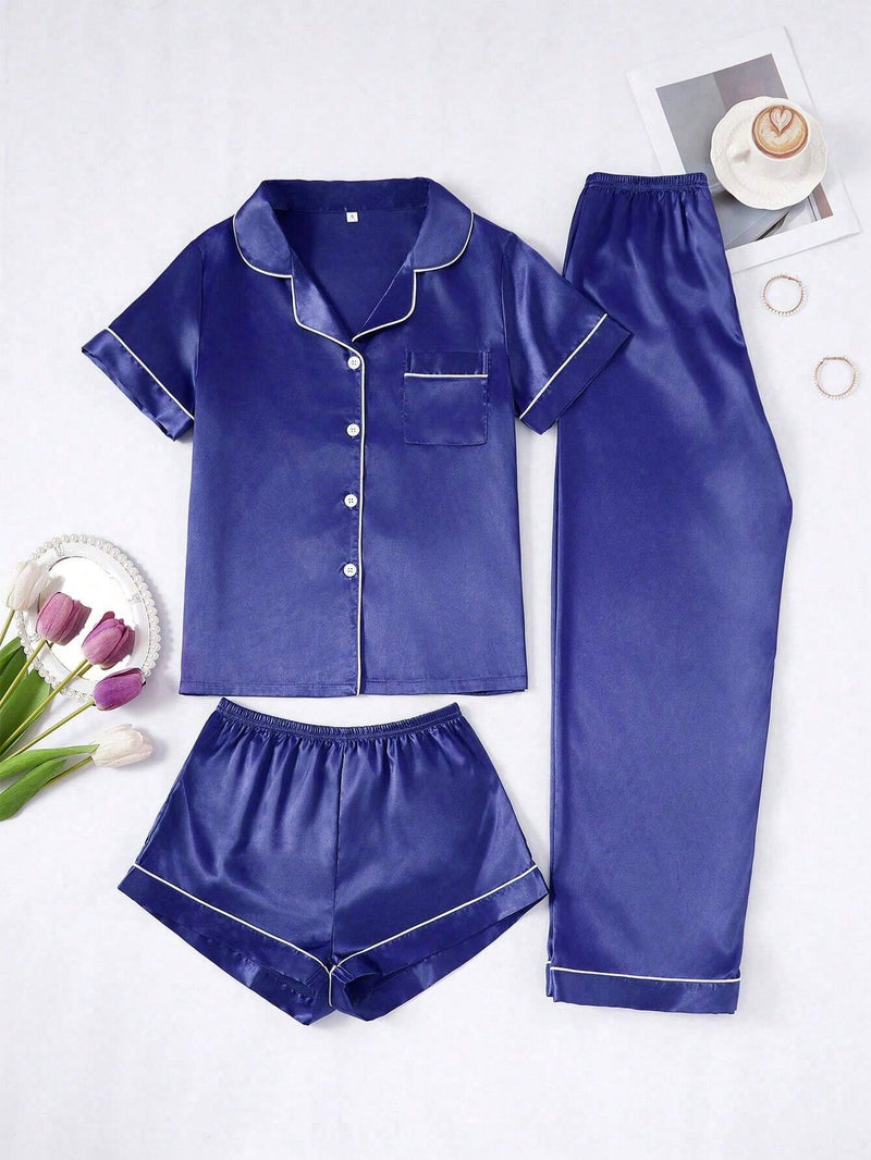 Kit Pijama Premium em Cetim