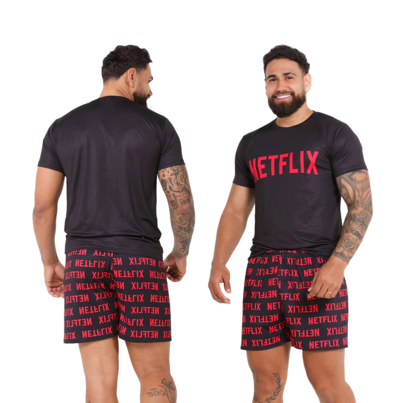 Pijama Masculino Curto Divertido