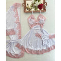 Encanto Rubi Kit Camisola, Robe e Calcinha